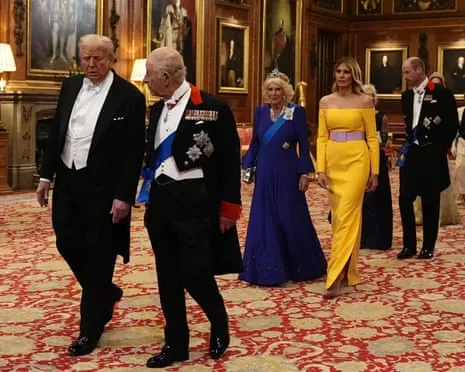 Royals Roll Out Grand Welcome Amid Demonstrations; Kimmel Taken Off Air Over Charlie Kirk Remarks